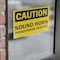 Signmission No Pedestrian Traffic OSHA Caution Sign, Vinyl Decal, 10in W x 7in L, 2PK OS-2PACK-CL-D-710-L-19981 - alternate 6
